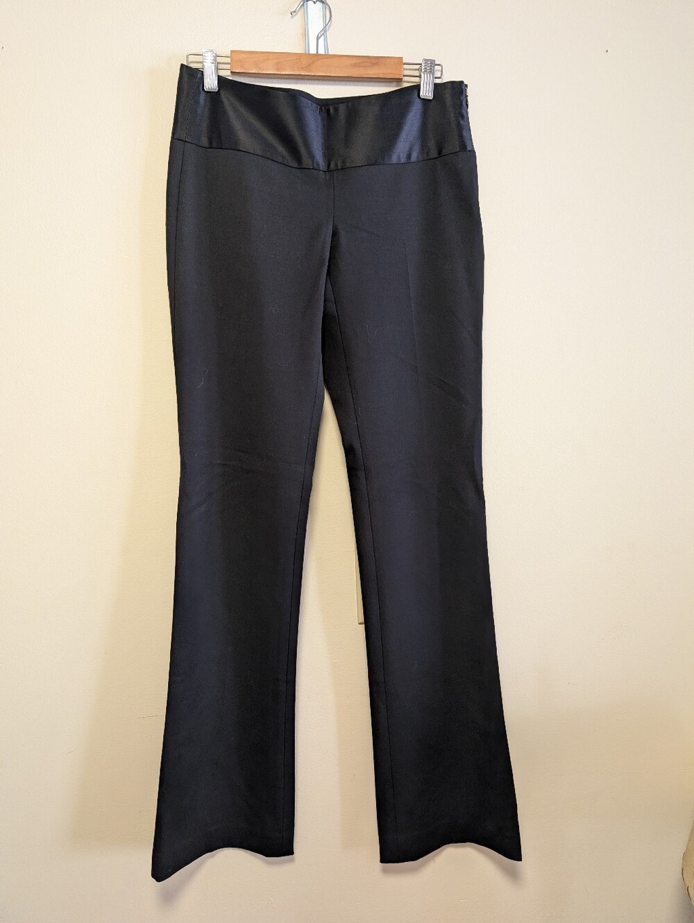 Black Women's Stretch Flare Pants